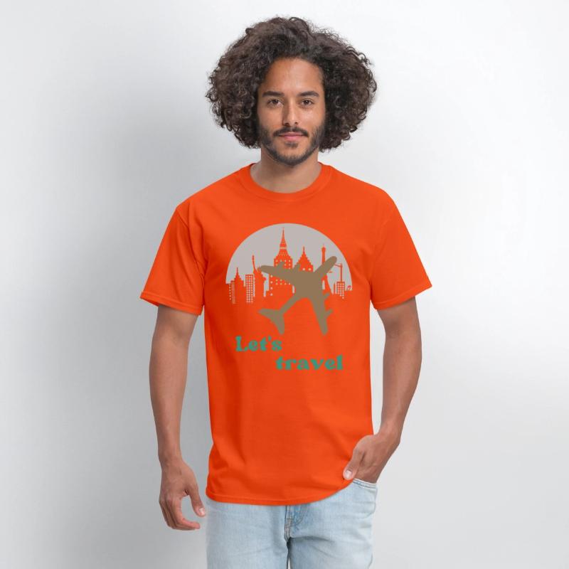 Let's travel quote t-shirt and apparrel