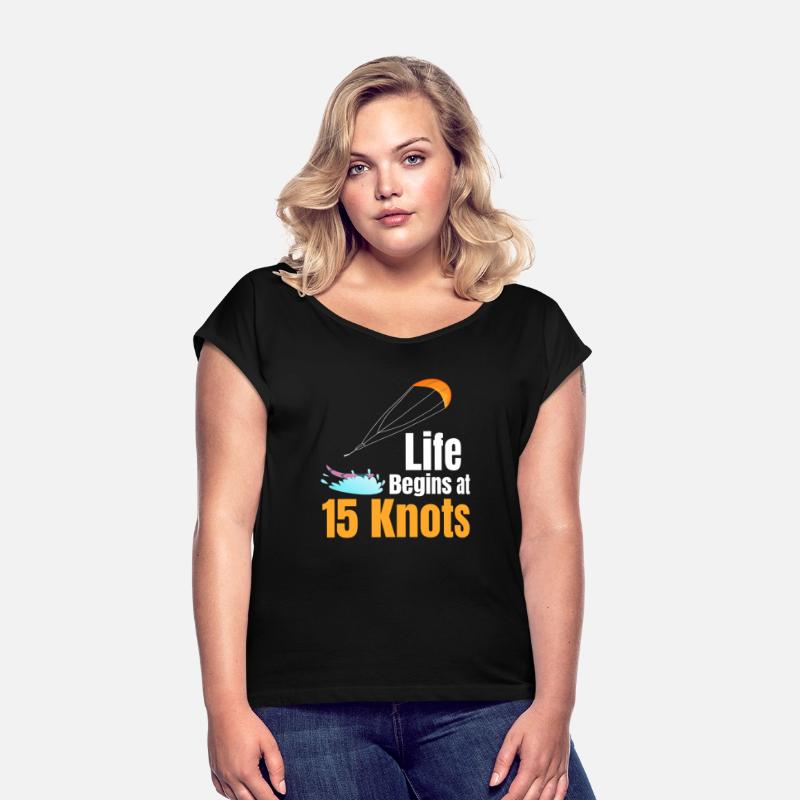 Life Begins At 15 Knots Funny Kitesurfing