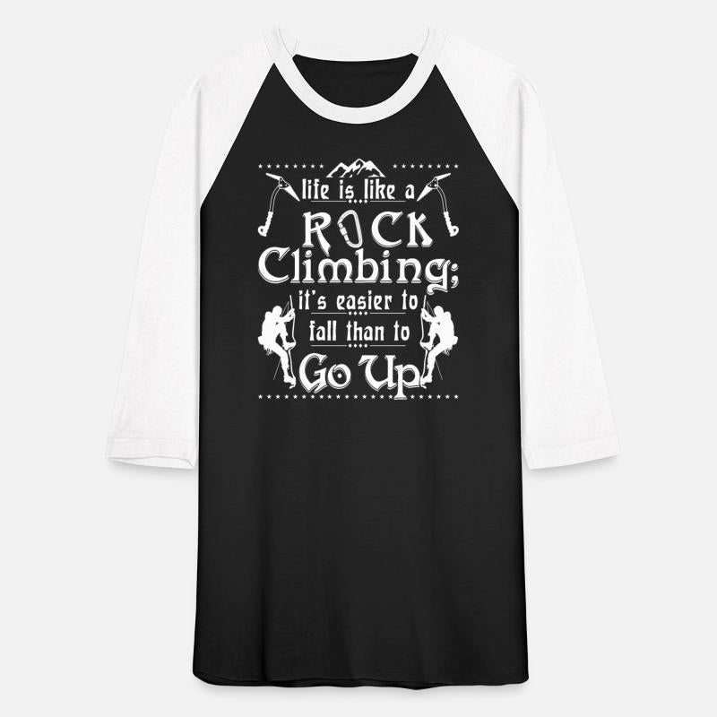 life is like a rock climbing