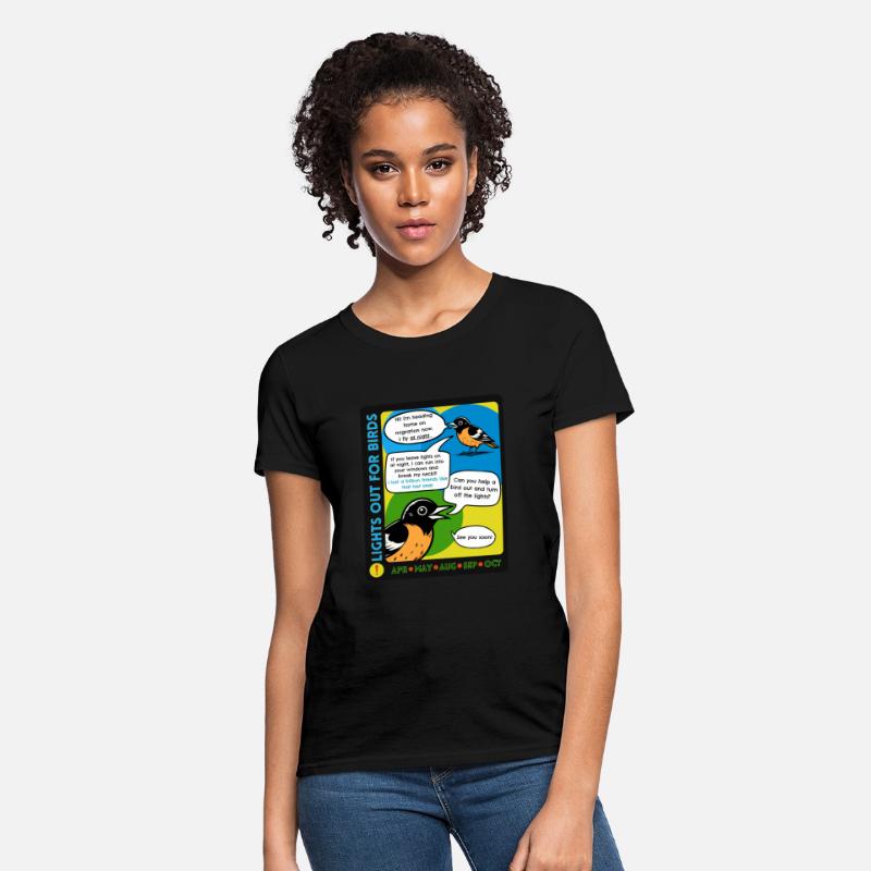 Lights Out Bird Migration Alert Design - Oriole