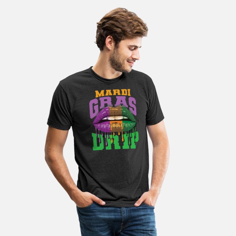 Lips Mardi Gras Drip