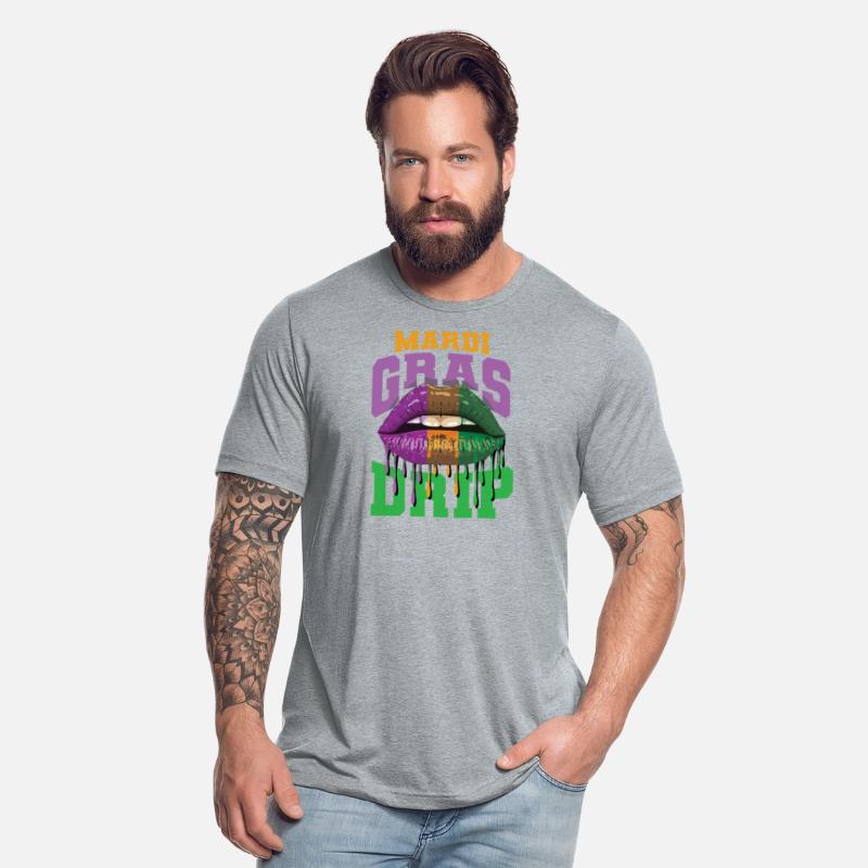 Lips Mardi Gras Drip
