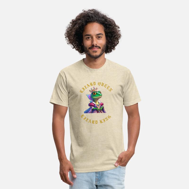 Lizard Queen – Reptile Royalty Tee for Women & men