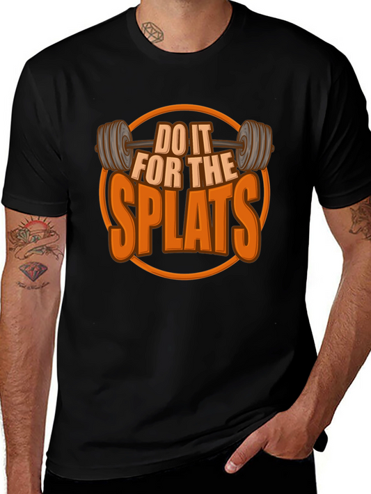 Do It For The Splats Black Graphic T-Shirt