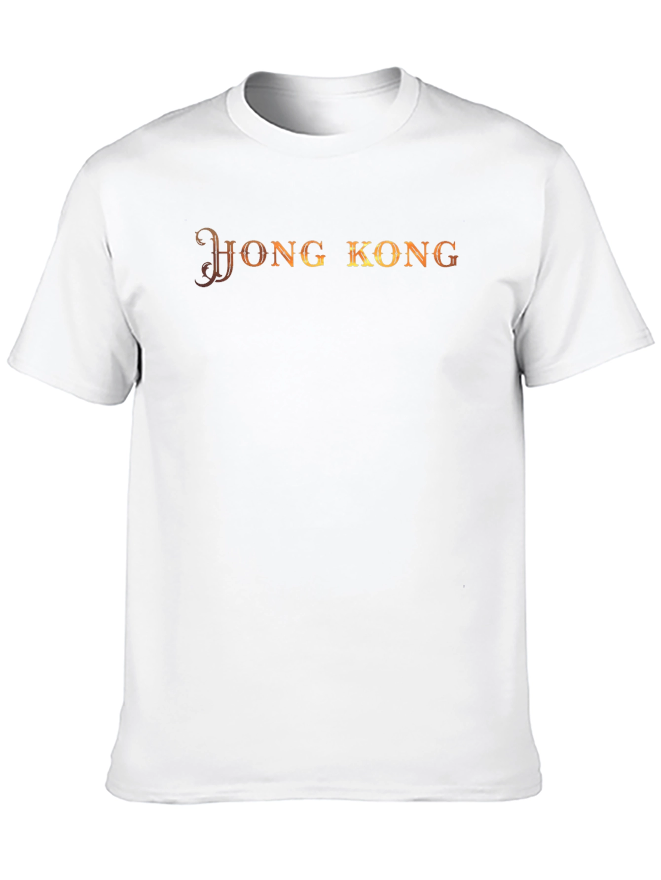 Hong Kong Graphic Tee - Black Crew Neck