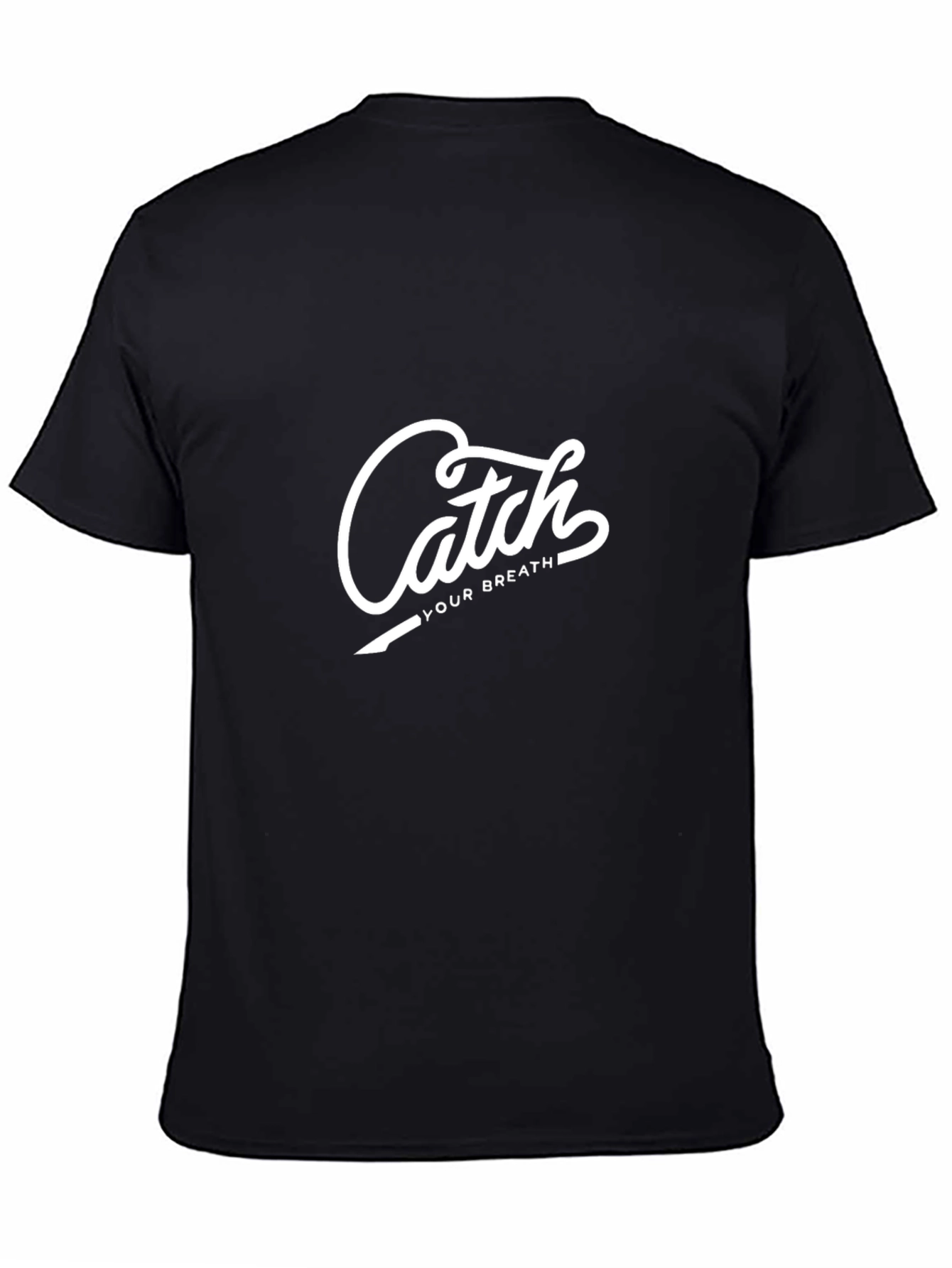Catch Your Breath Graphic Tee - Black