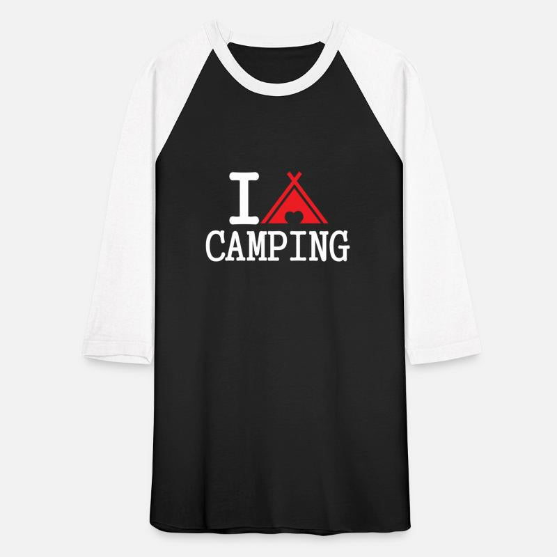 Love Camping Tent Heart Symbol Minimalist Design