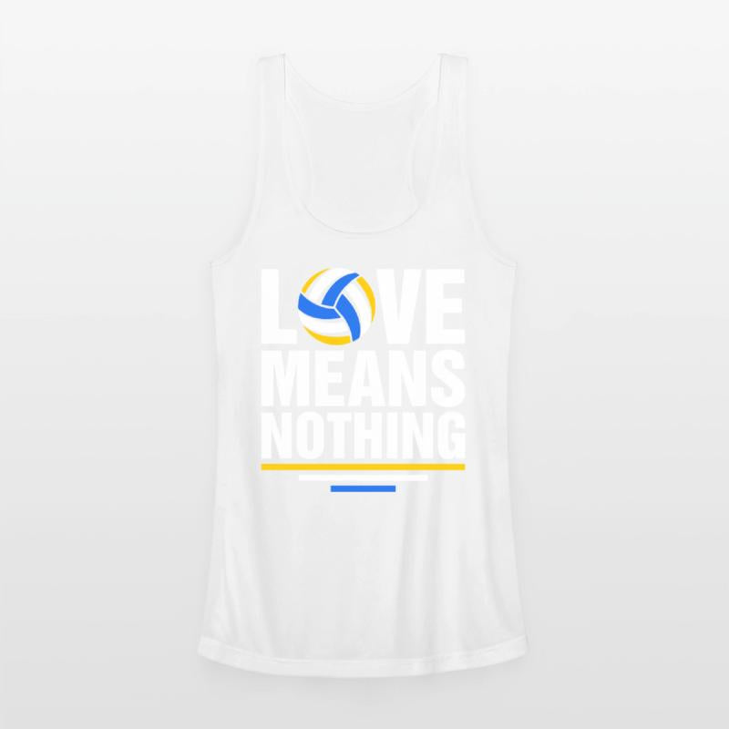 Love Means Nothing Volley Ball Tshirt