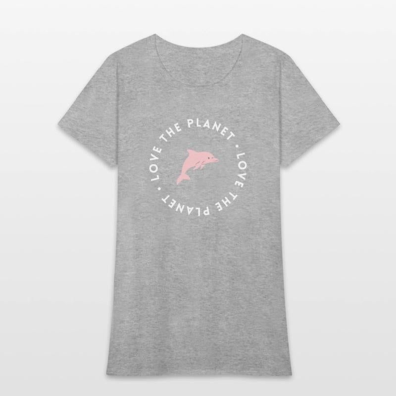 love the planet dolphin design