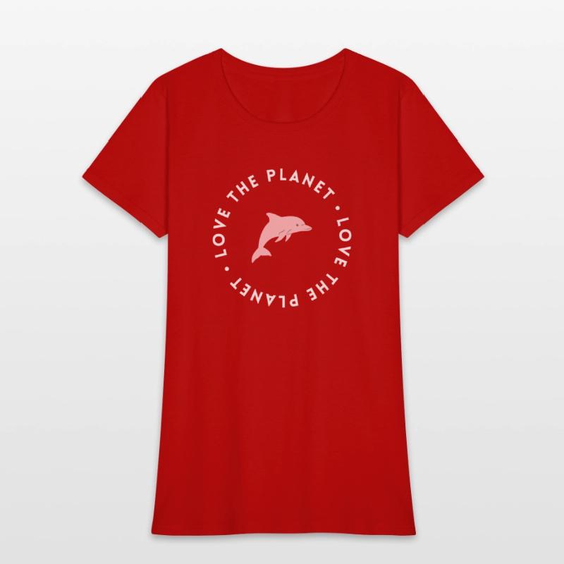 love the planet dolphin design