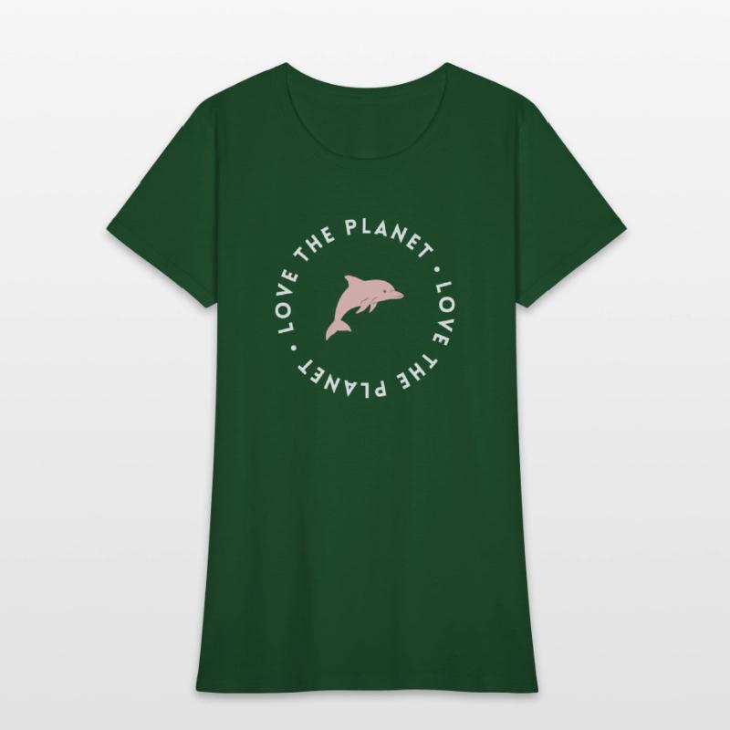 love the planet dolphin design