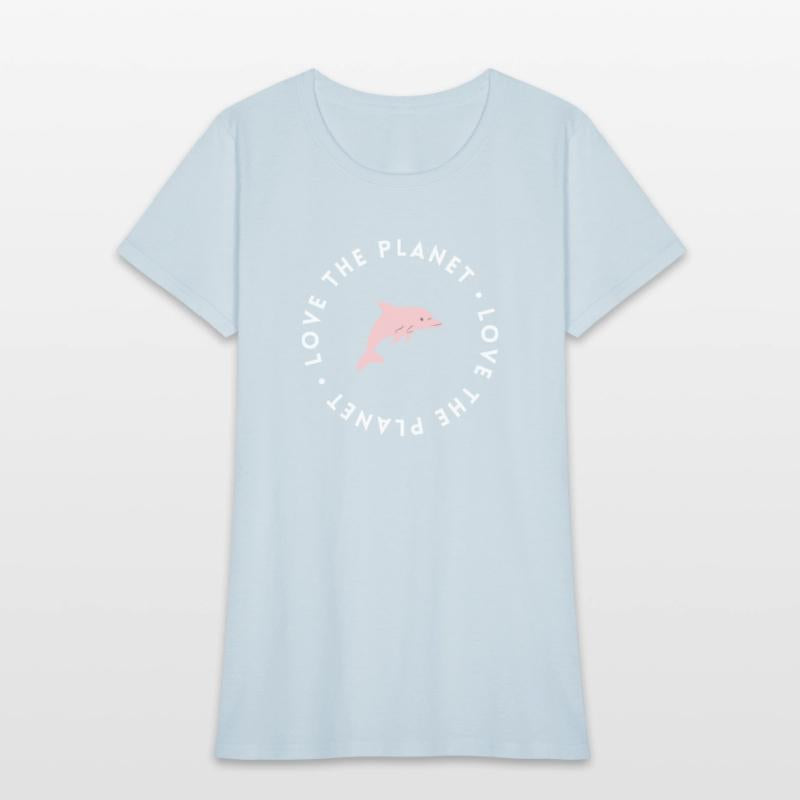 love the planet dolphin design