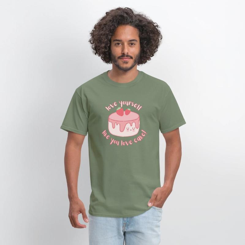 Love yourself like you love cake - Self Love Shirt
