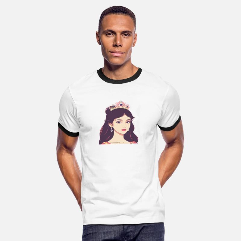 Lovely Young Princess with a Pink Crown
