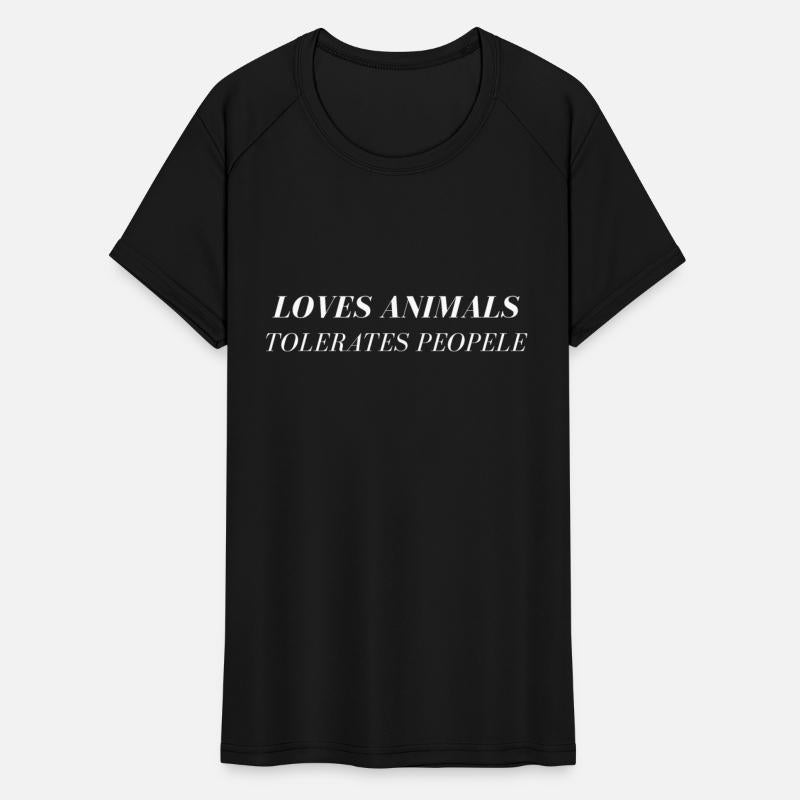 loves animals tolerates people