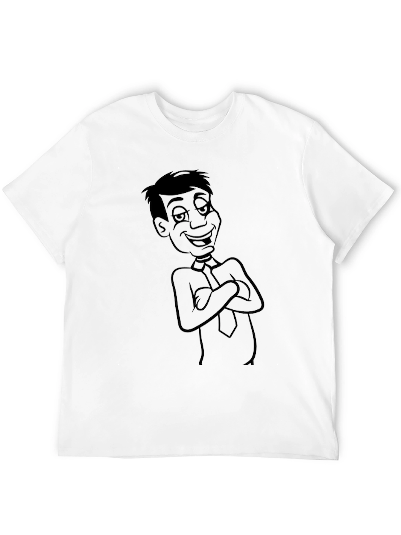 Black Cartoon Character Graphic Tee