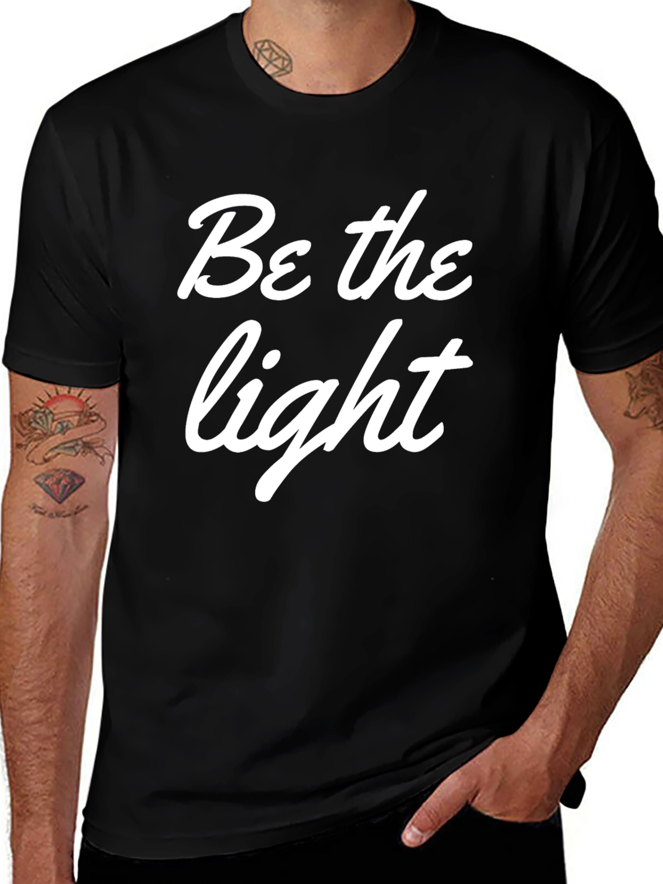 Be The Light Graphic Tee - Stylish Comfort