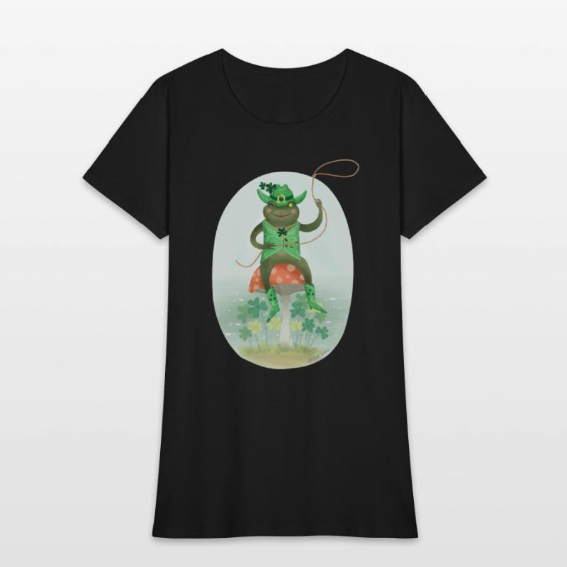 Lucky Cowboy Frog on Mushroom