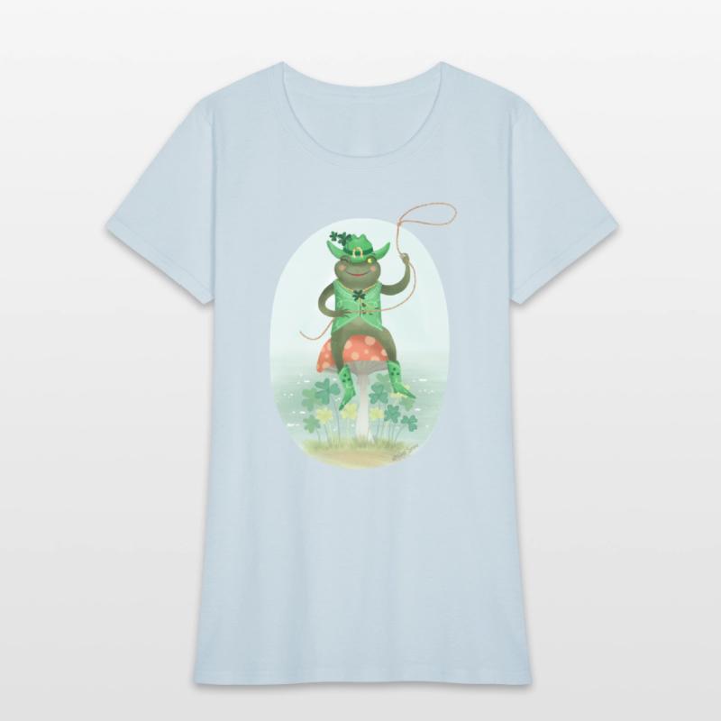 Lucky Cowboy Frog on Mushroom