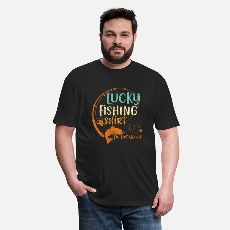 Lucky Fishing Shirt Do Not Wash Funny Fisherman