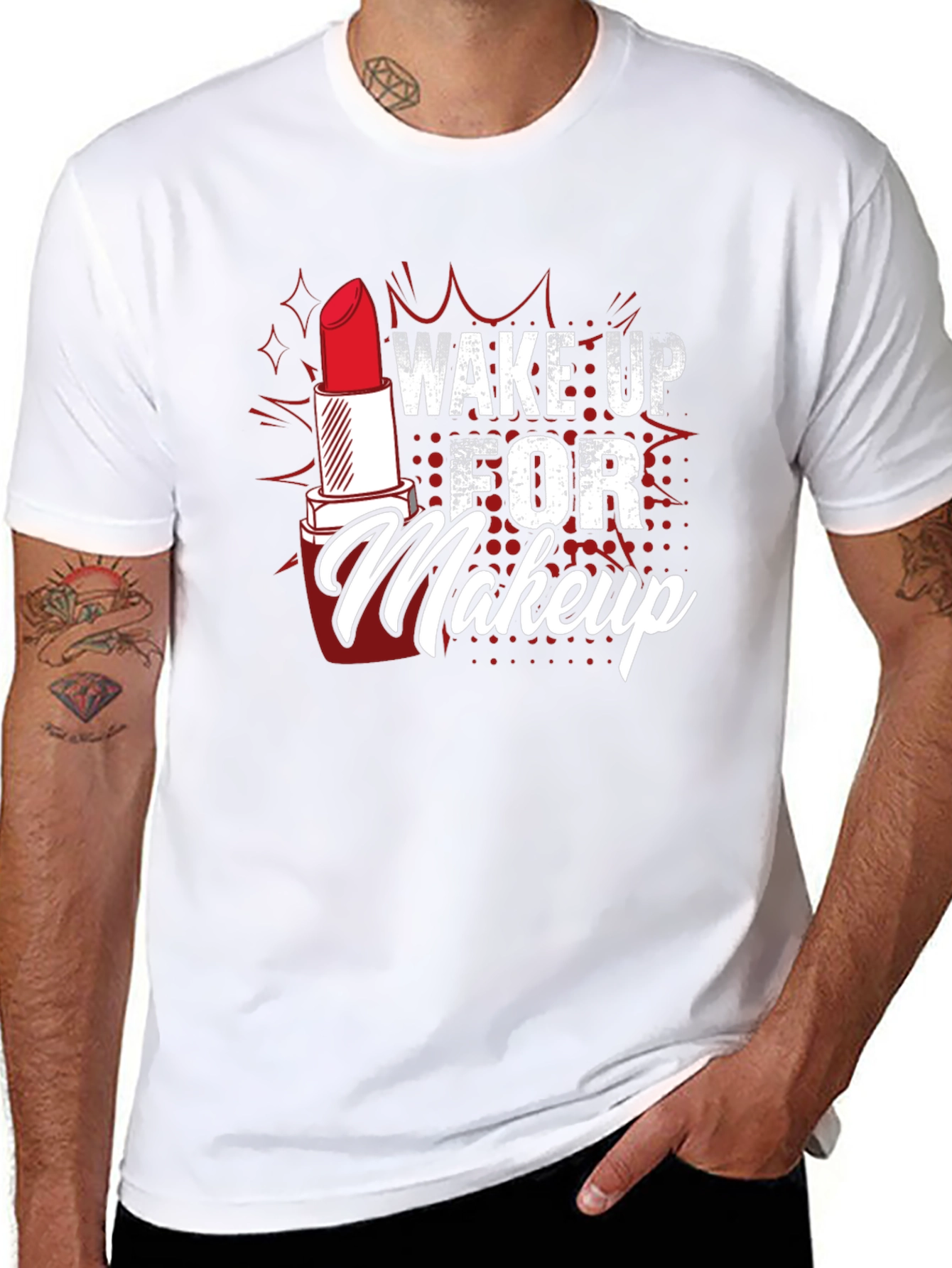 Wake Up For Makeup Graphic Tee