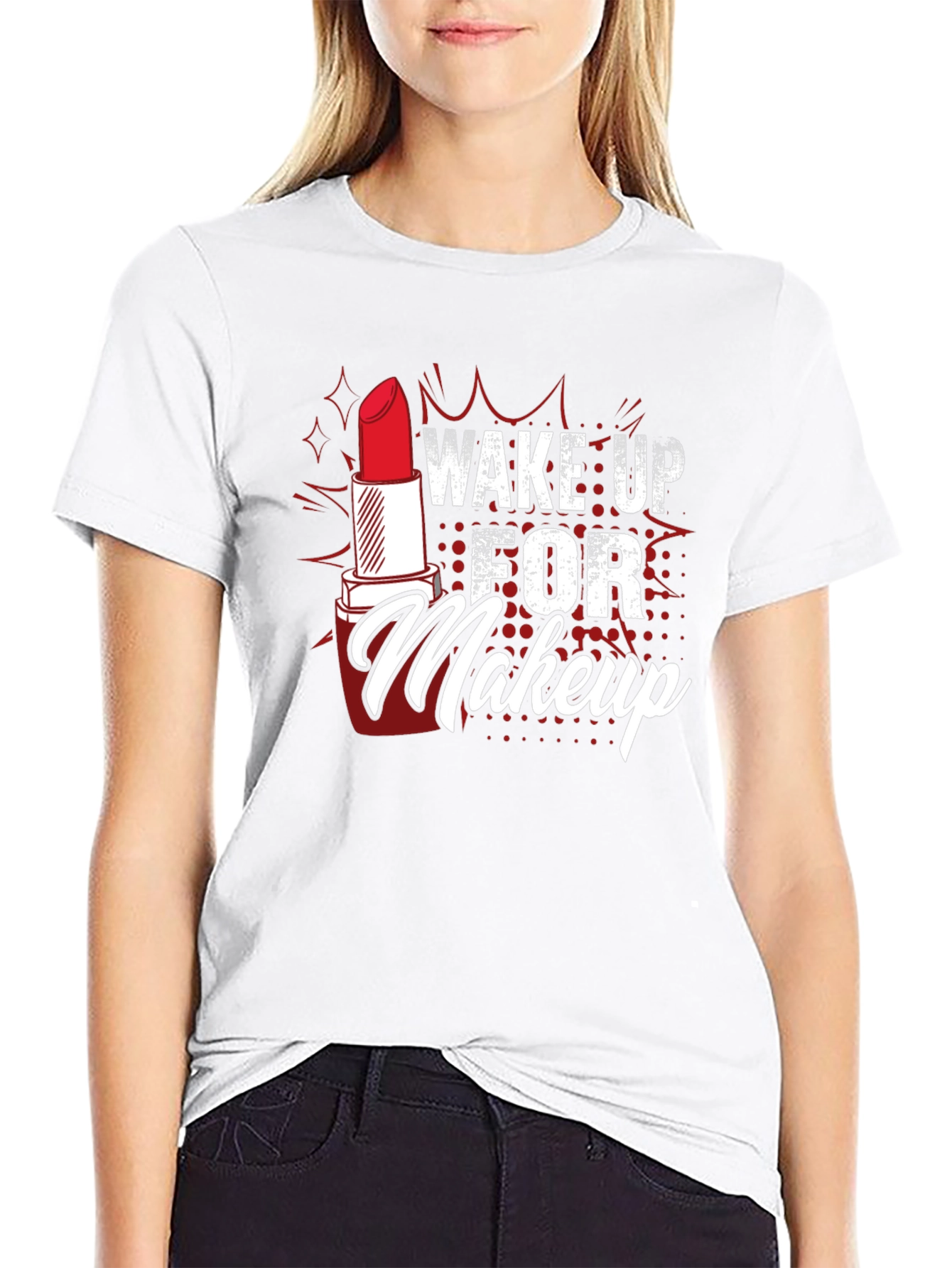Wake Up For Makeup Graphic Tee