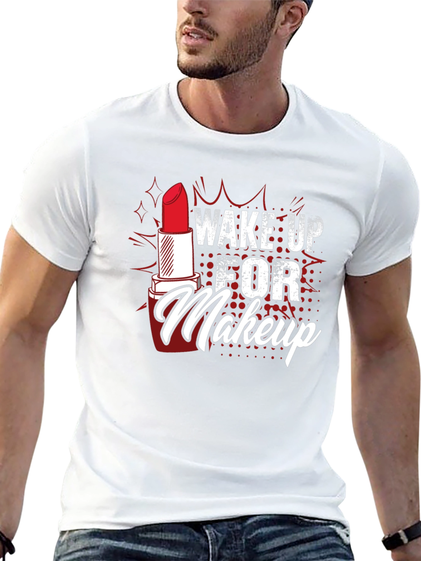 Wake Up For Makeup Graphic Tee
