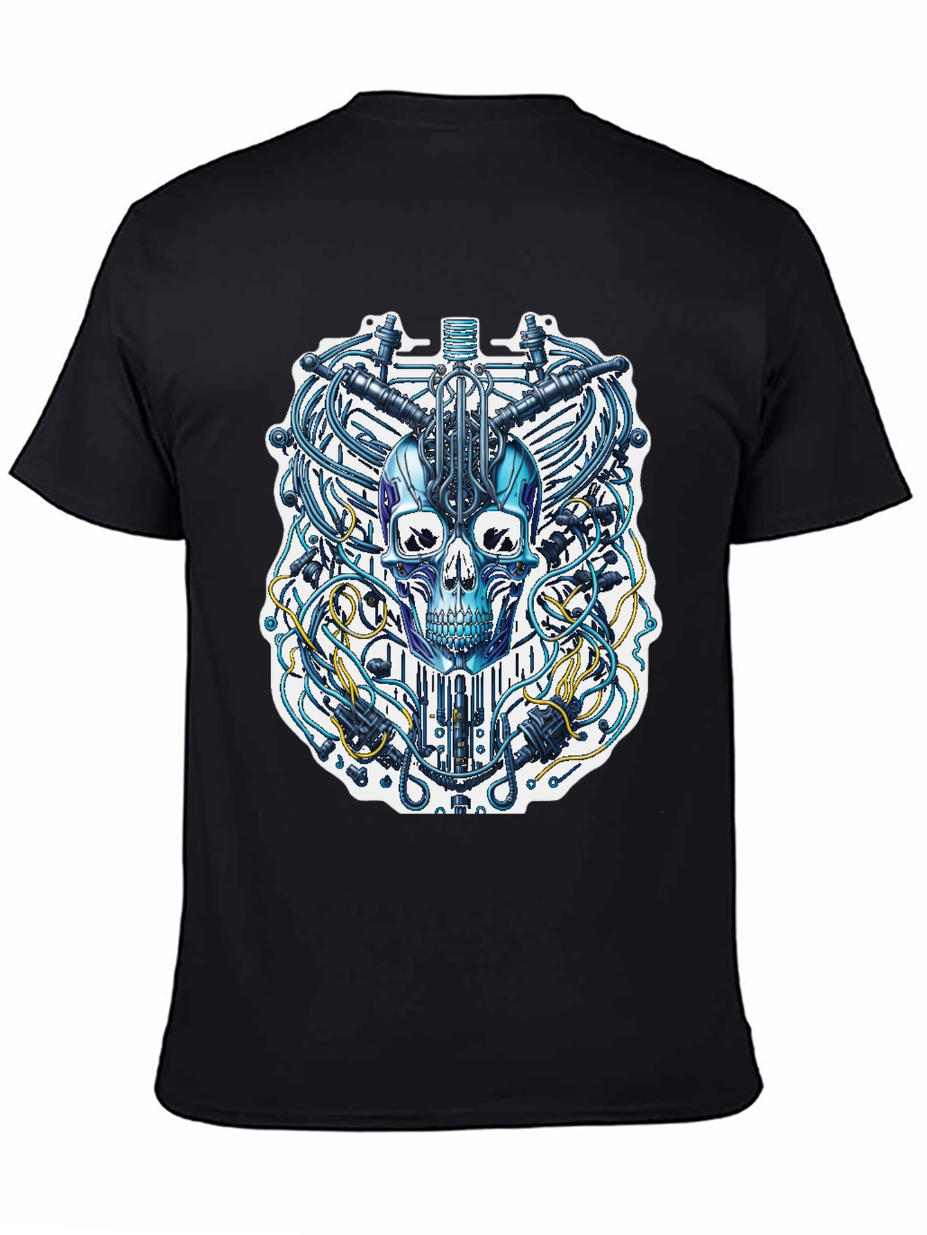 Cyberpunk Skull T-Shirt - Unique Design