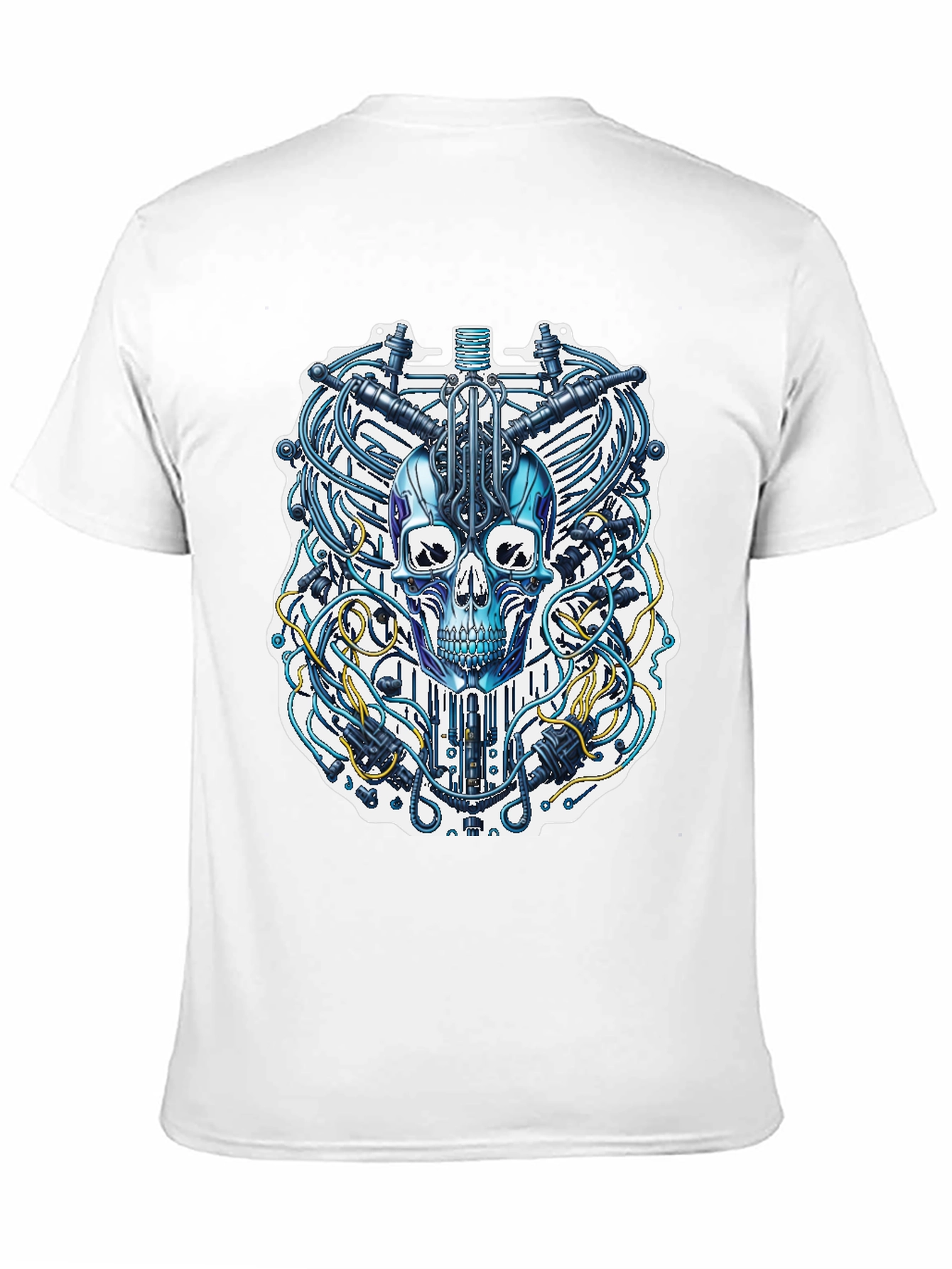 Cyberpunk Skull T-Shirt - Unique Design