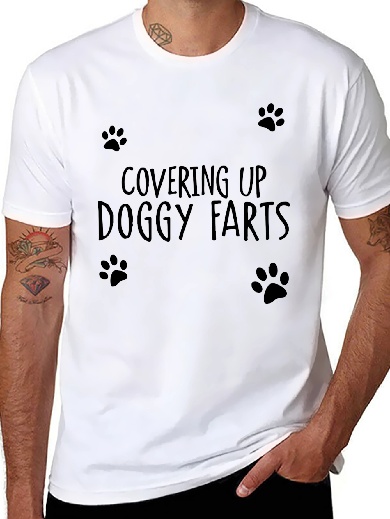Covering Up Doggy Farts T-Shirt