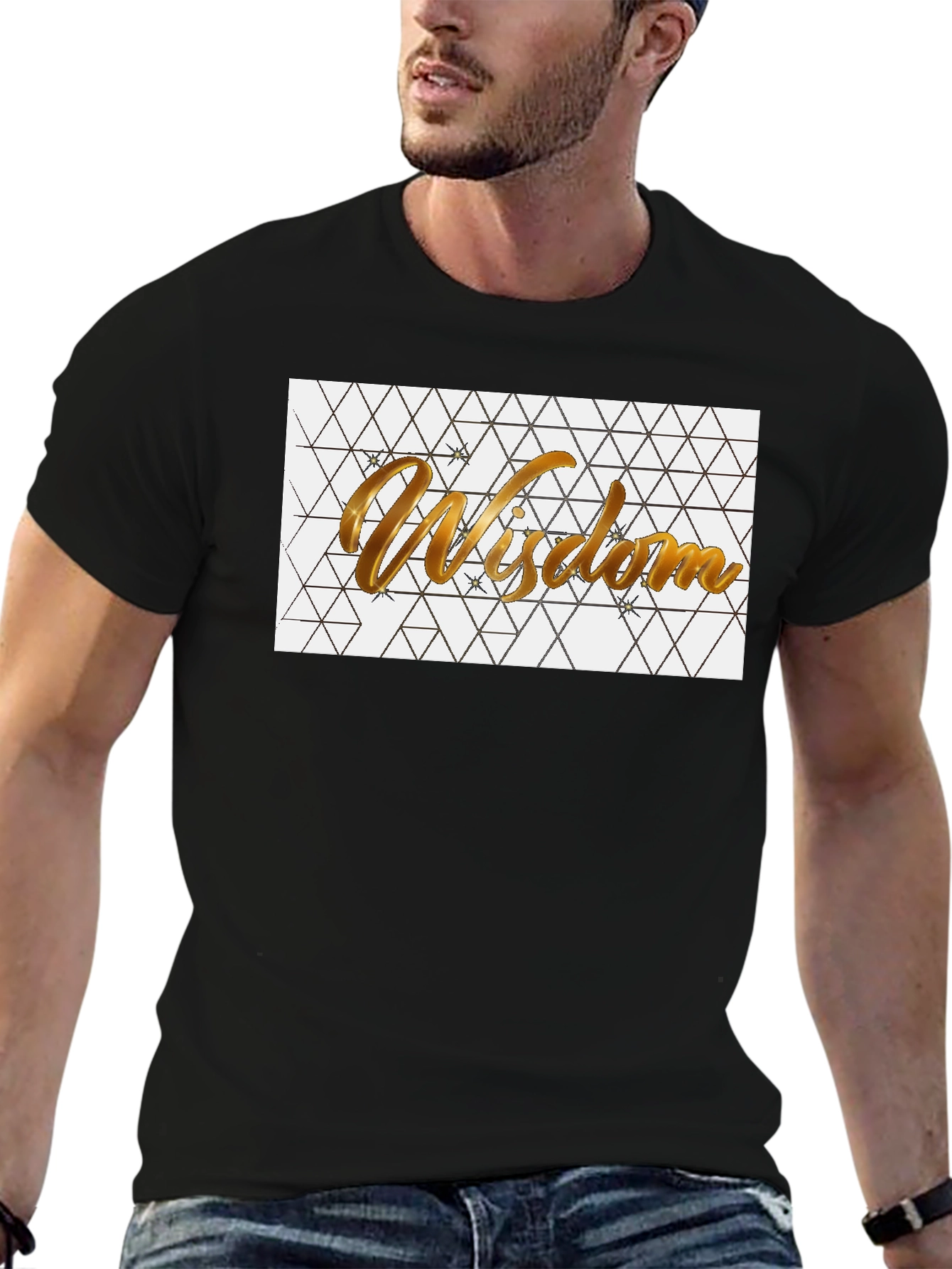 Wisdom Graphic Tee - Black