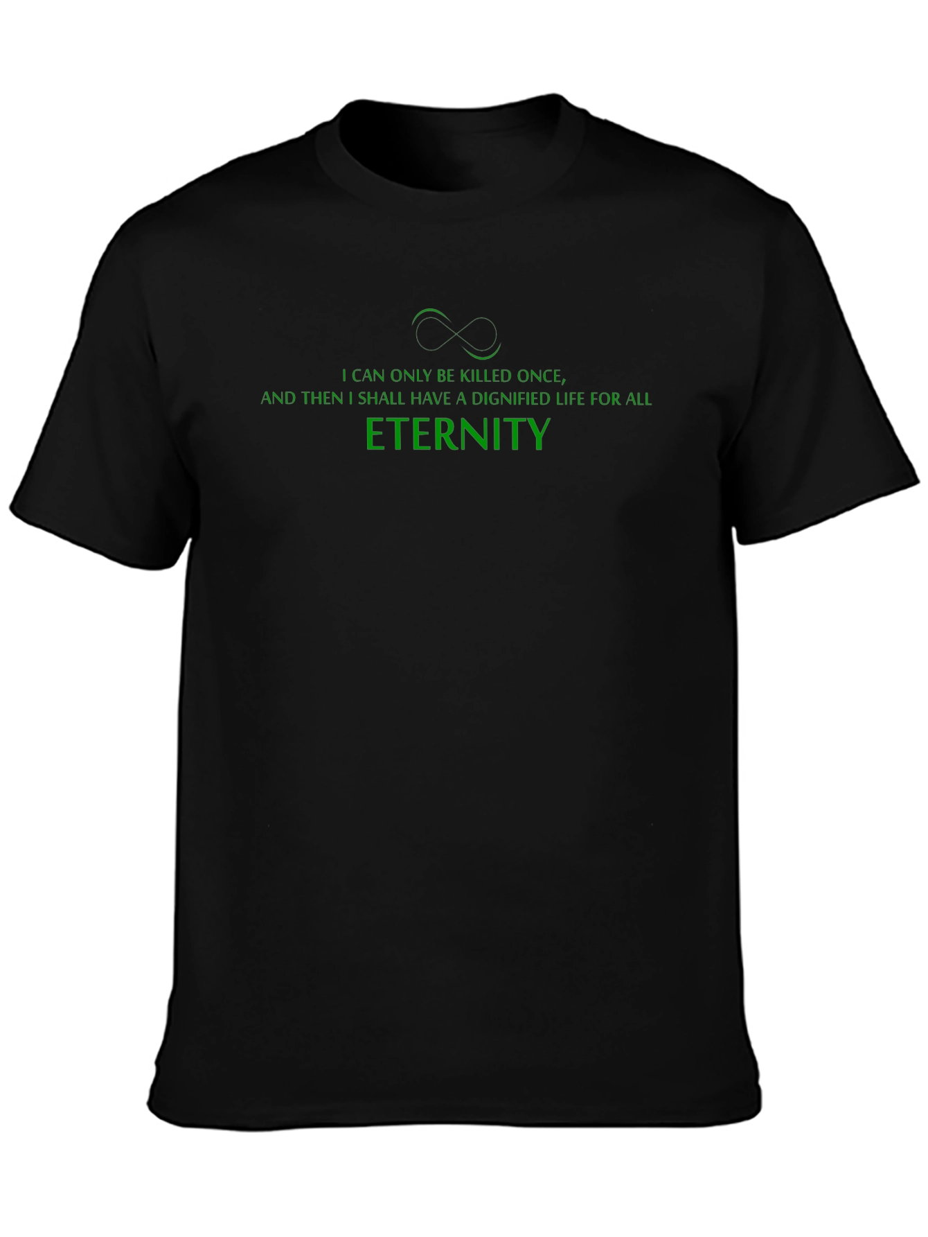 Eternity Graphic Print Crew Neck T-Shirt