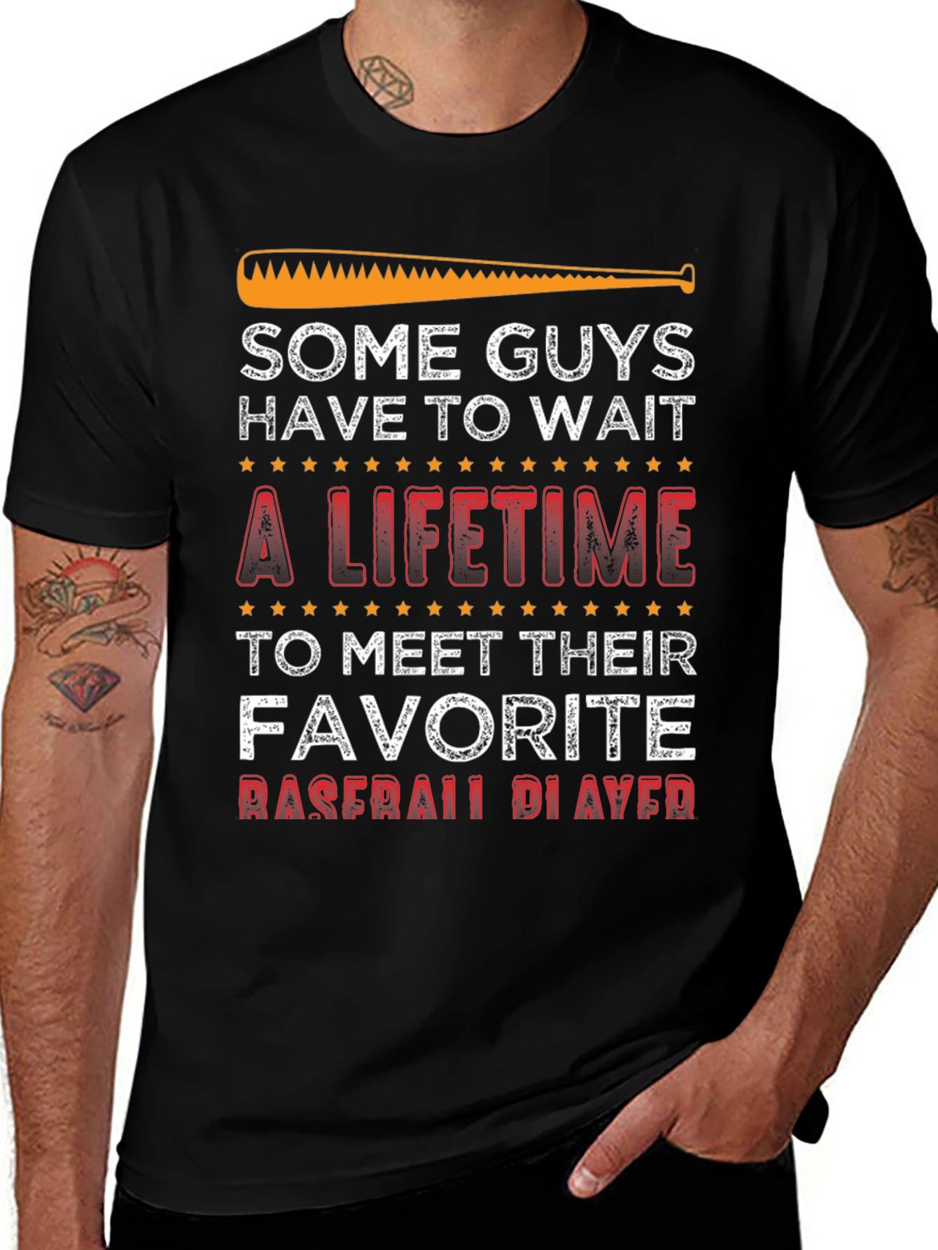 Baseball Fan T-Shirt - Some Guys Have to Wait