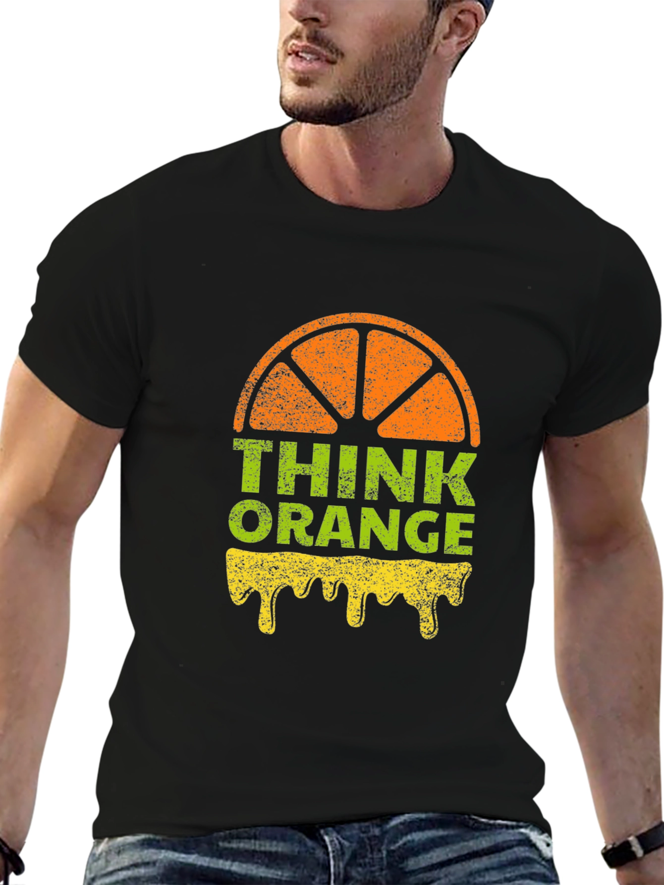 Think Orange Graphic Tee - Unisex