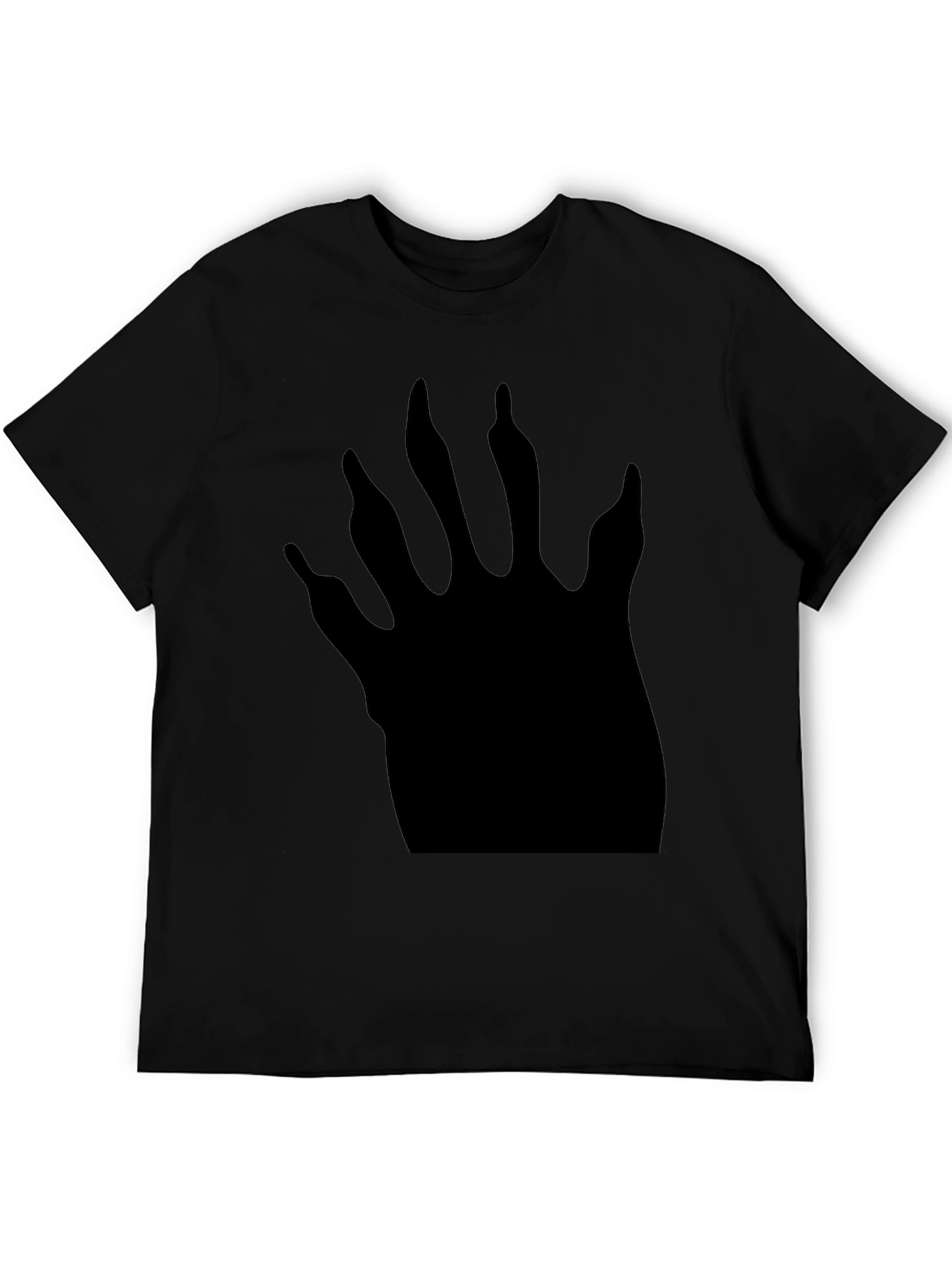 Cool Black Claw Print Tee - Casual Comfort