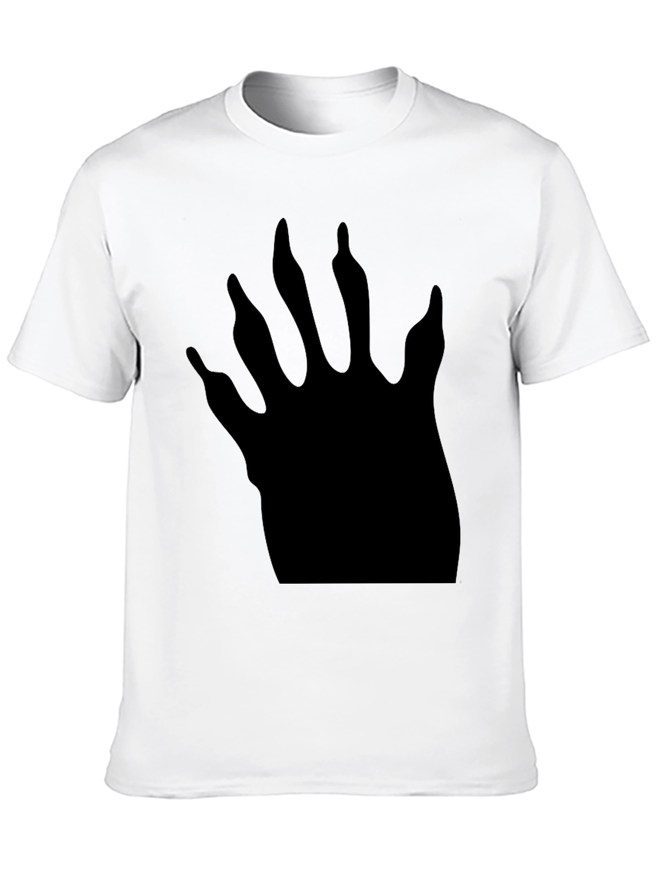 Cool Black Claw Print Tee - Casual Comfort