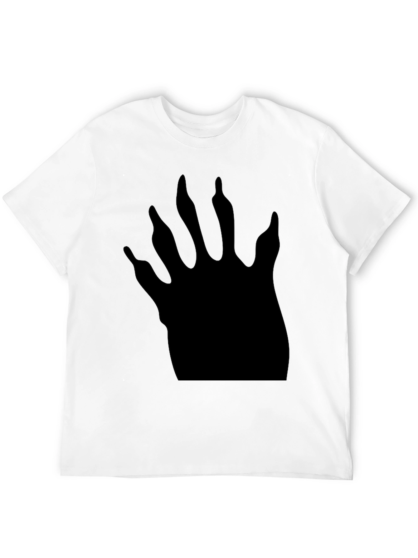 Cool Black Claw Print Tee - Casual Comfort