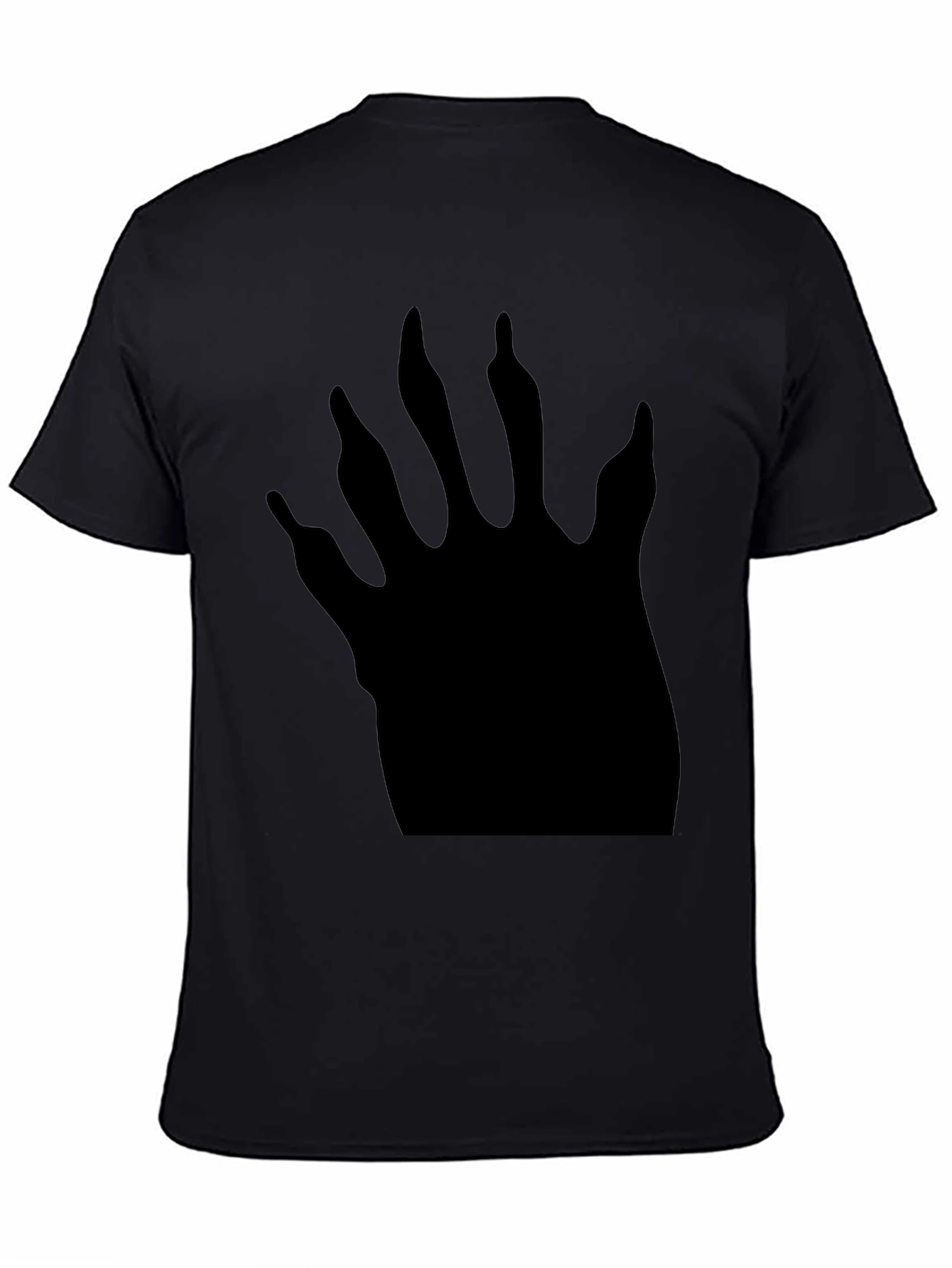 Cool Black Claw Print Tee - Casual Comfort