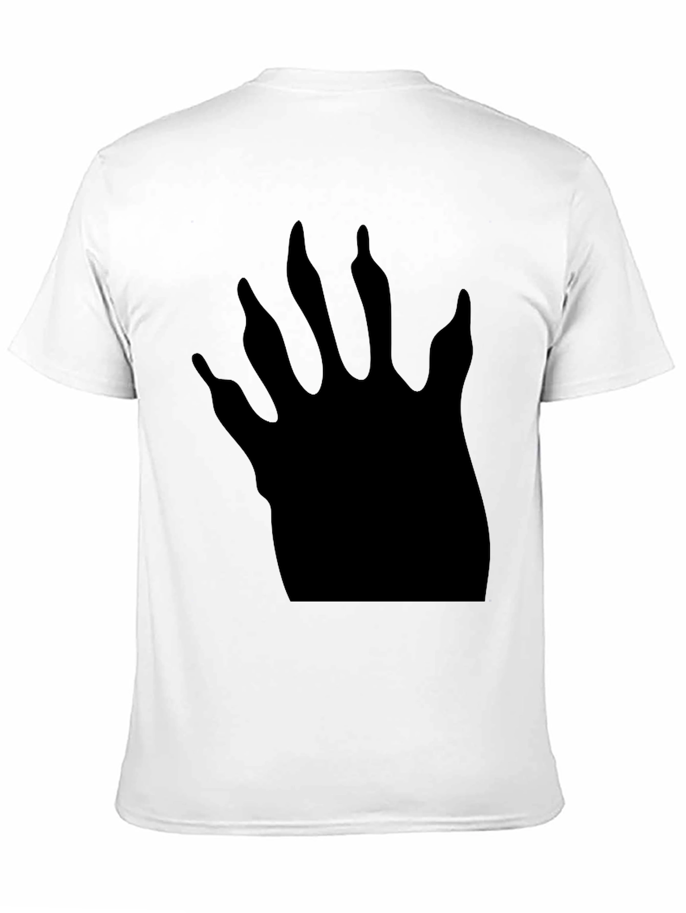 Cool Black Claw Print Tee - Casual Comfort