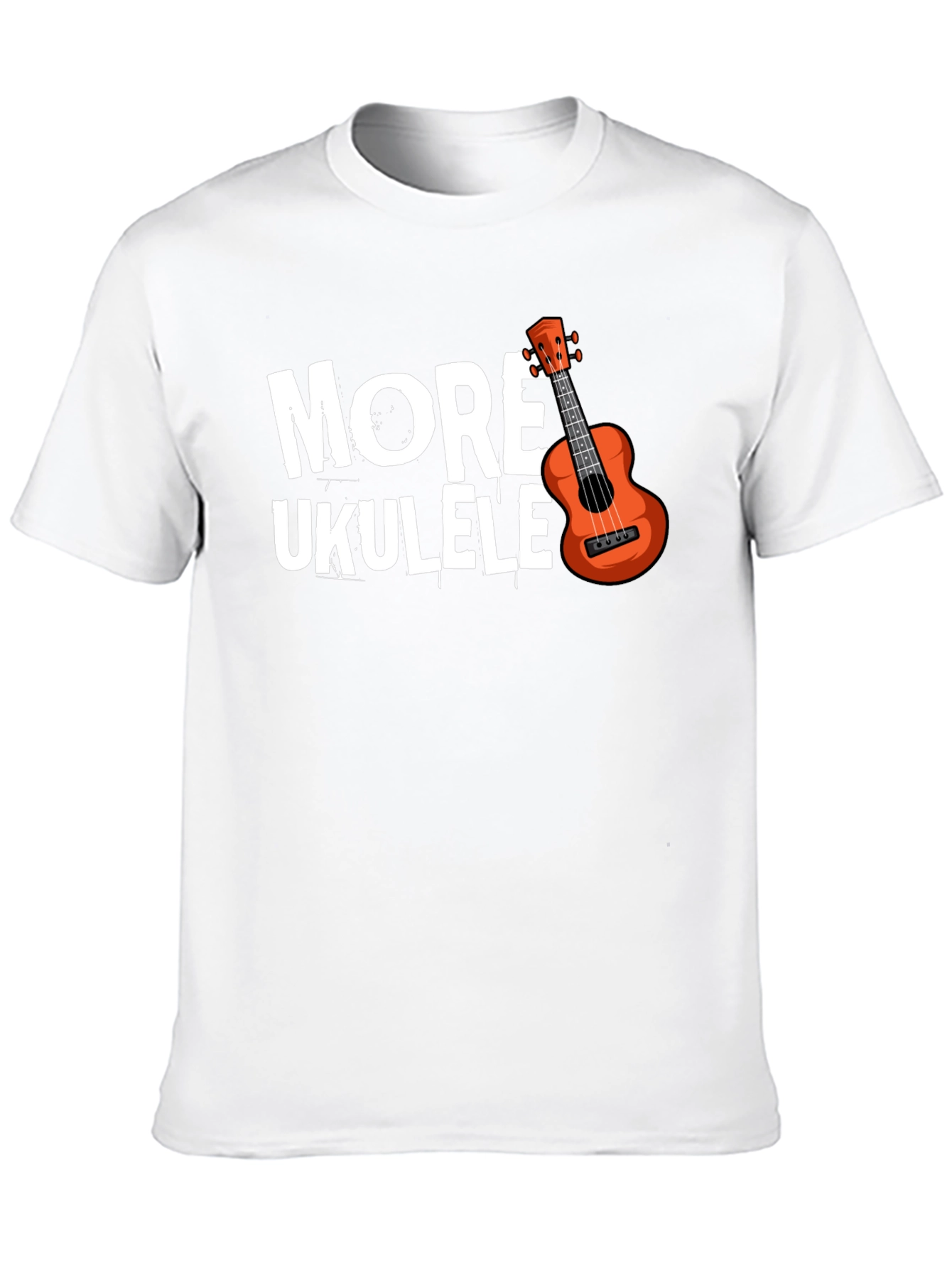 More Ukulele Black T-Shirt - Music Lovers Tee
