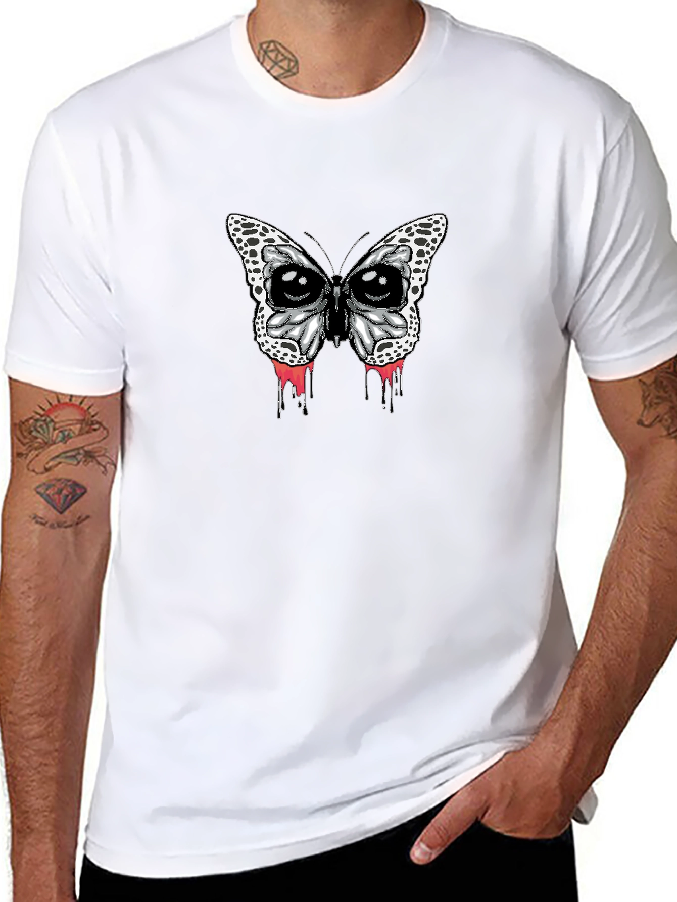 Butterfly Dripping Graphic Tee