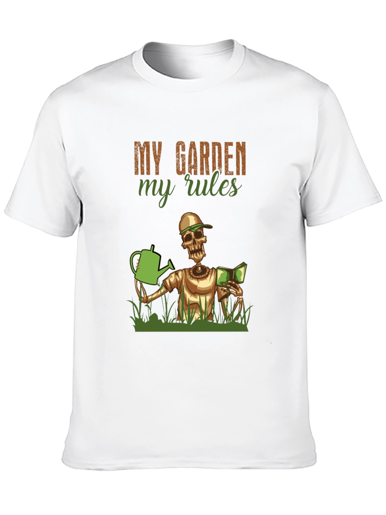 My Garden My Rules Skeleton Gardener Graphic Tee
