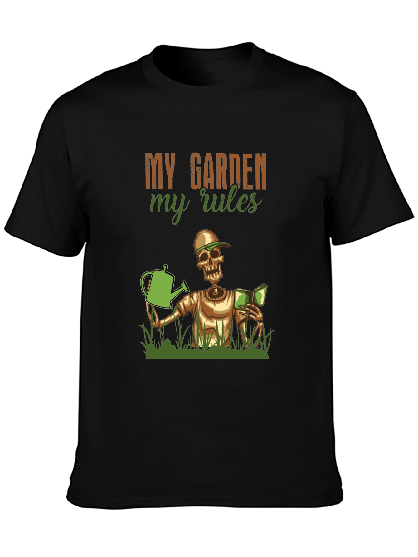 My Garden My Rules Skeleton Gardener Graphic Tee