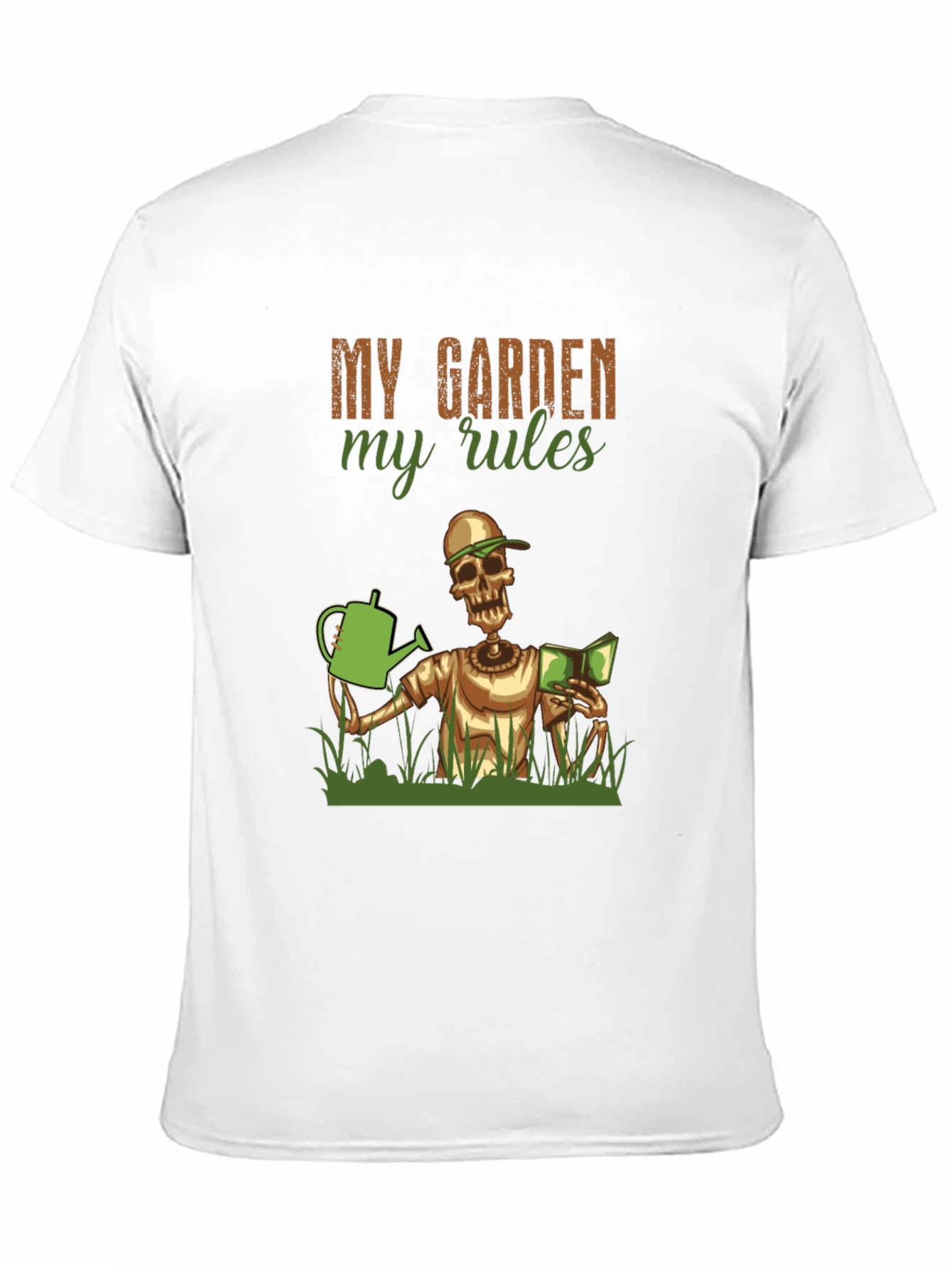 My Garden My Rules Skeleton Gardener Graphic Tee