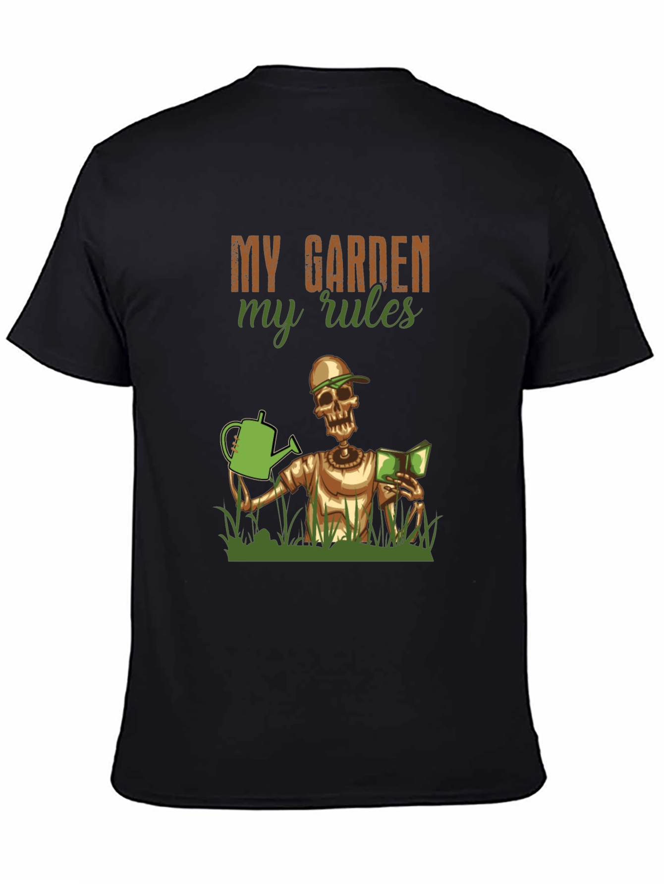 My Garden My Rules Skeleton Gardener Graphic Tee