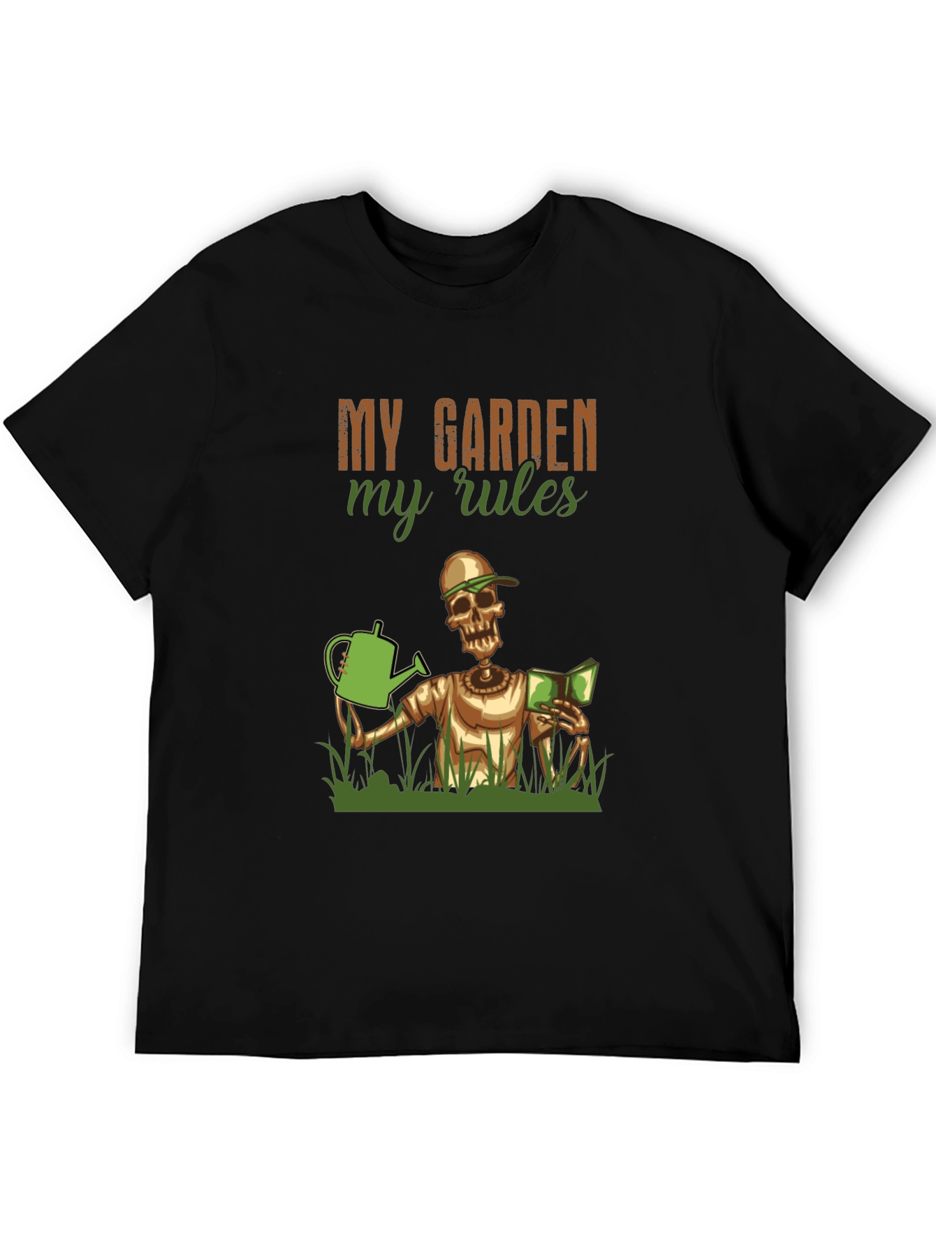 My Garden My Rules Skeleton Gardener Graphic Tee