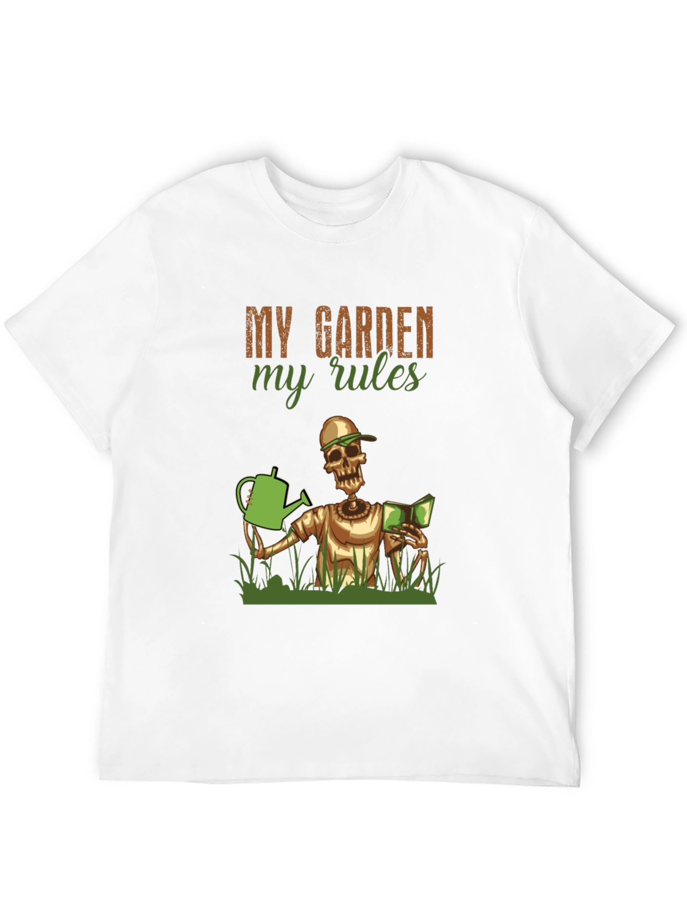 My Garden My Rules Skeleton Gardener Graphic Tee