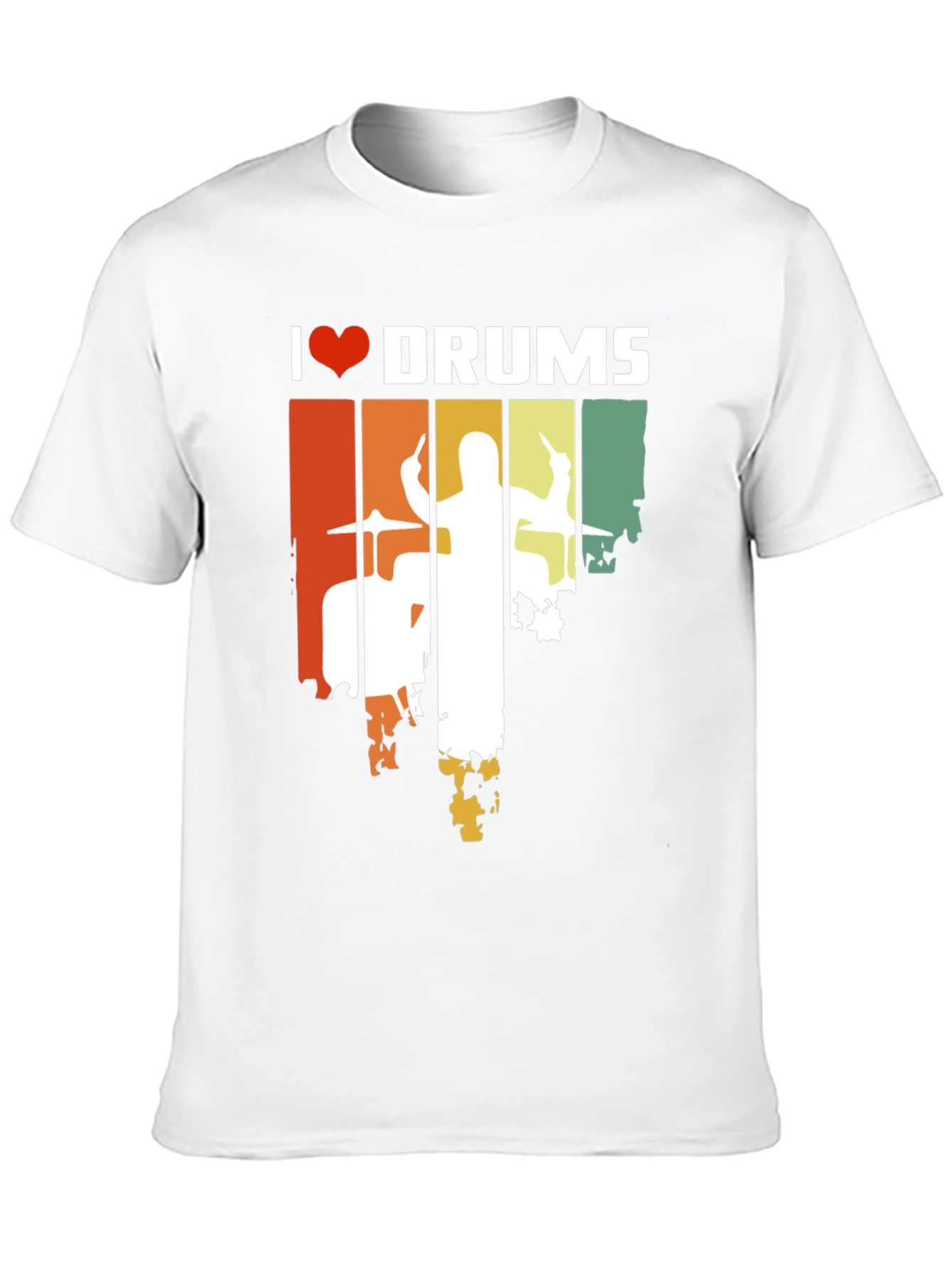 I Love Drums Graphic T-Shirt