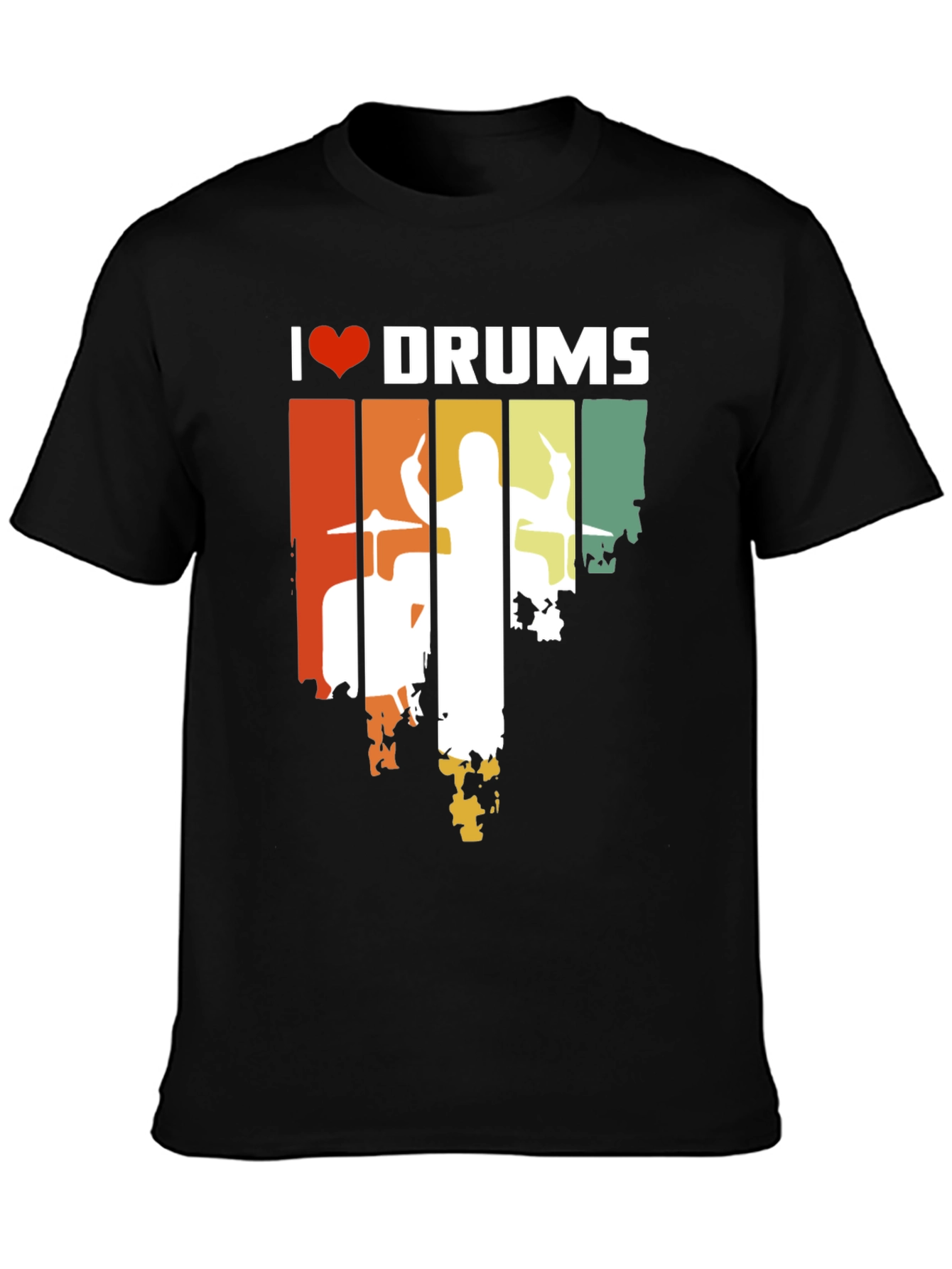 I Love Drums Graphic T-Shirt