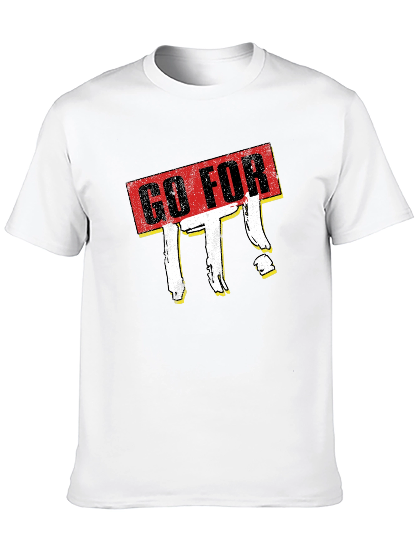 Go For It! Graphic Tee - Black
